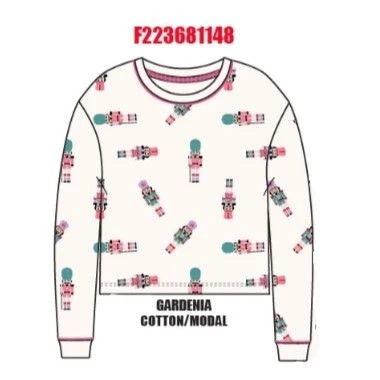 All Over Nutcracker LS Shirt