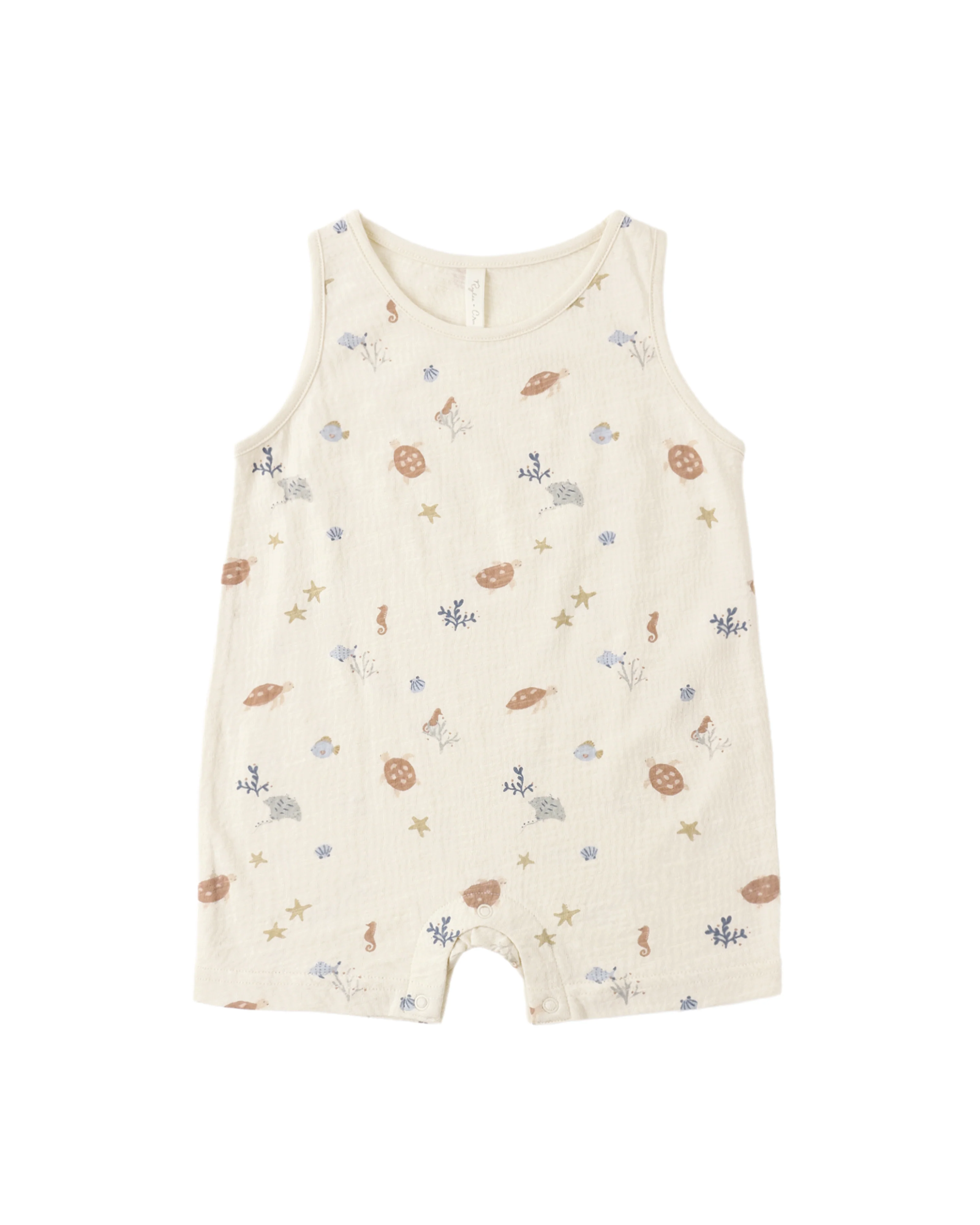 Aquatic Sleeveless One Piece