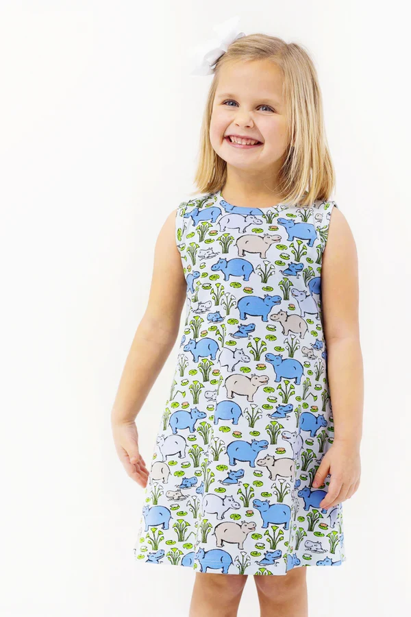 Bal Harbour Hippo Sleeveless Polly Play Dress - Image 2
