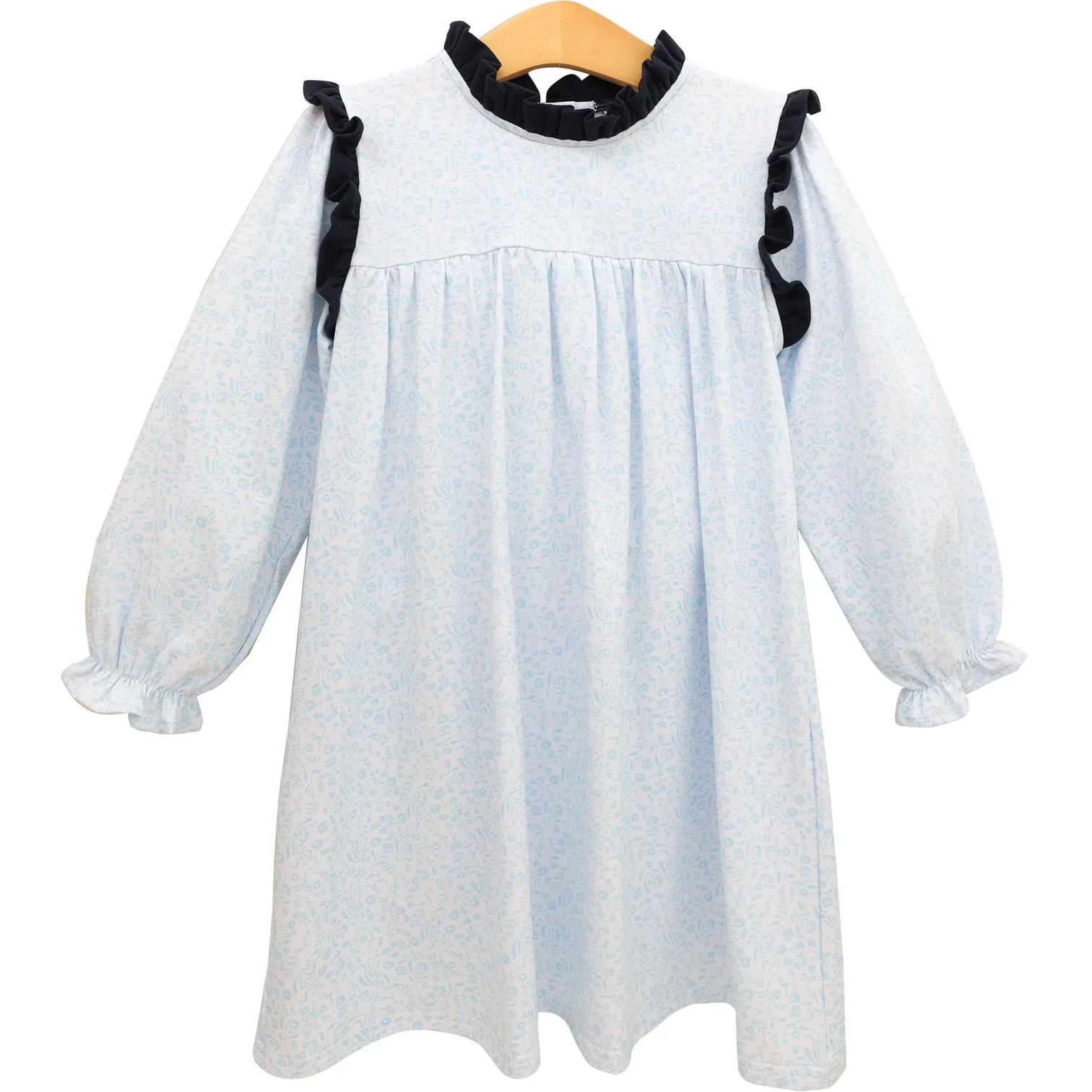 Blue Blooms Hallie Dress