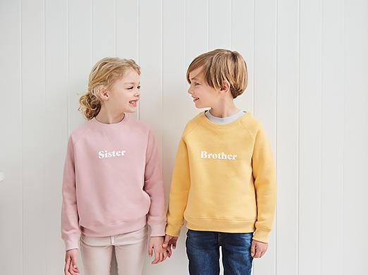 Bob & Blossom- Faded Blush Sister Sweatshirt - Image 3