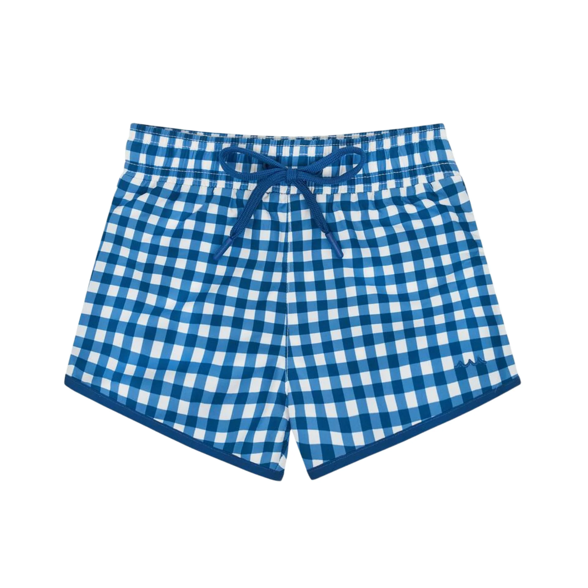 boys navy gingham boardie