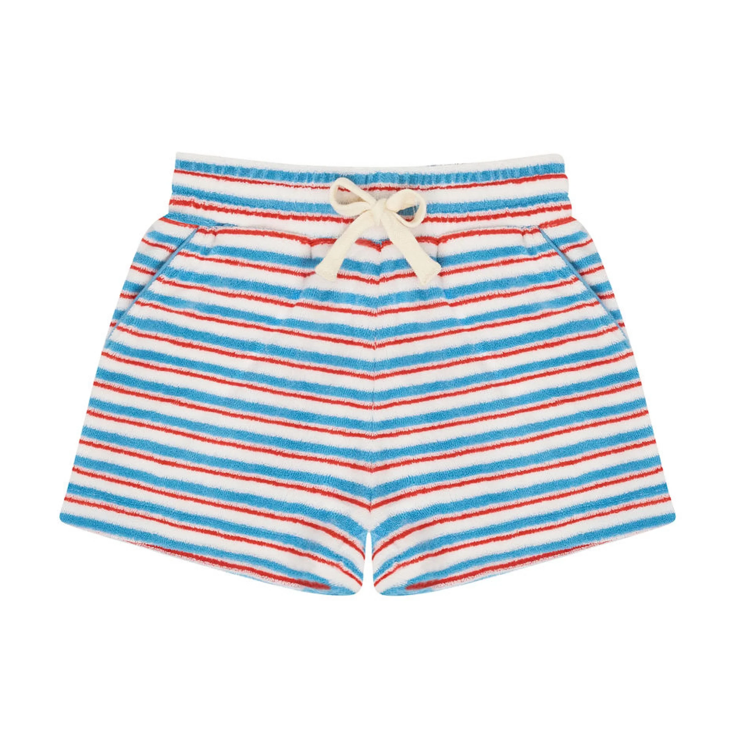 boys stripe french terry short
