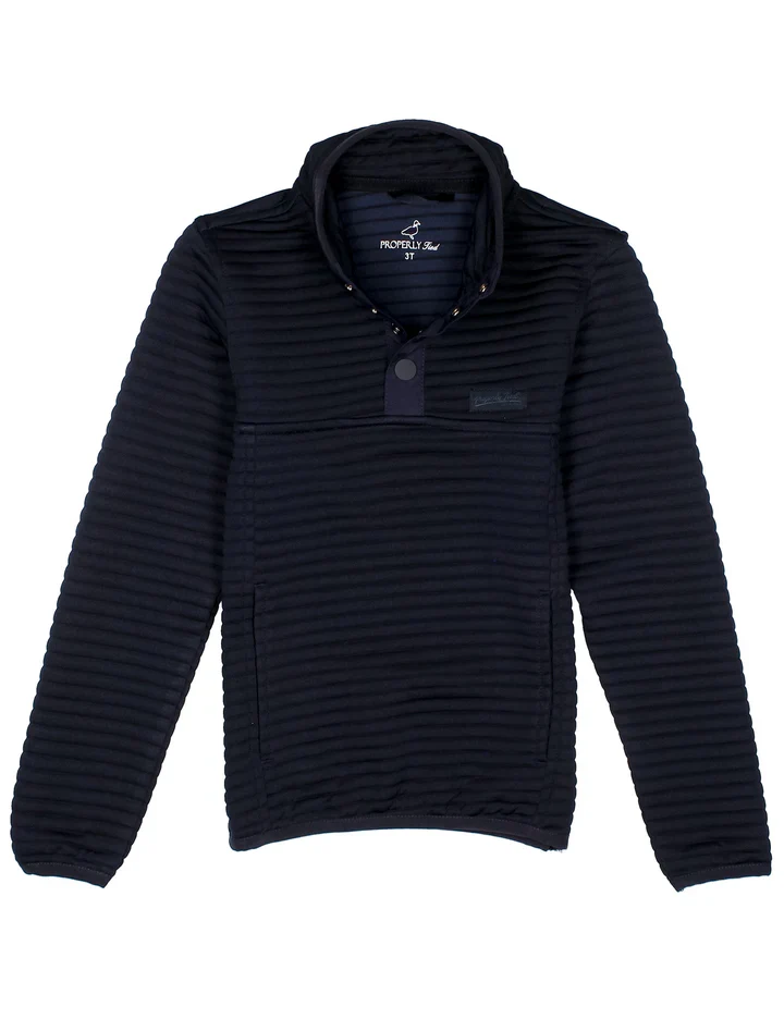 Boys Waypoint Pullover Navy