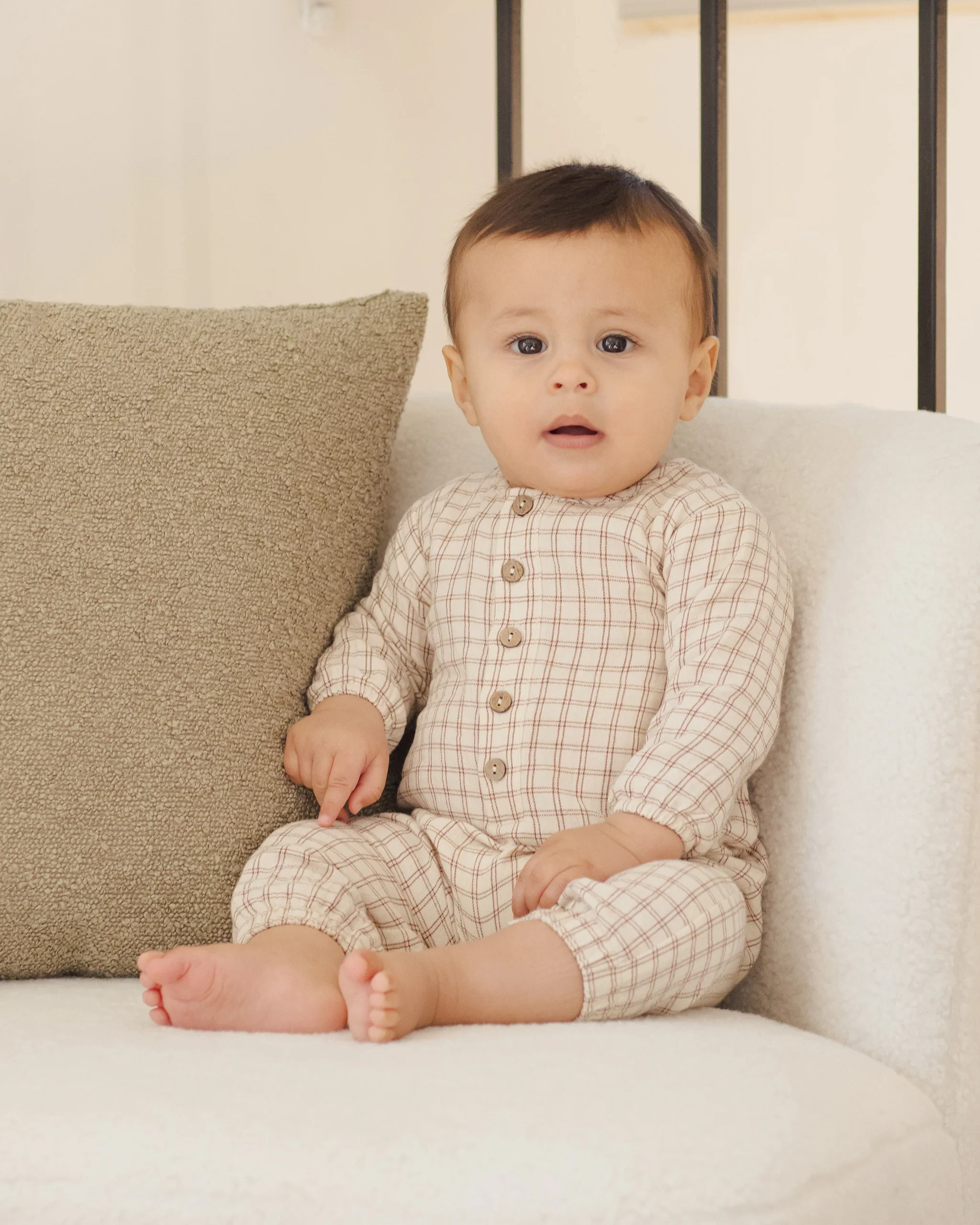 Cedar Check Woven Jumpsuit - Image 2