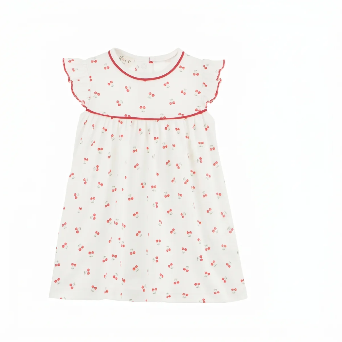 Cherry Grove Ivory Flutters Toddler Dress