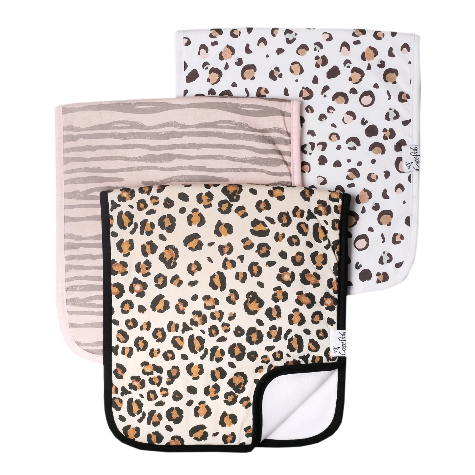 Copper Pearl Burp Cloth Set - Zara