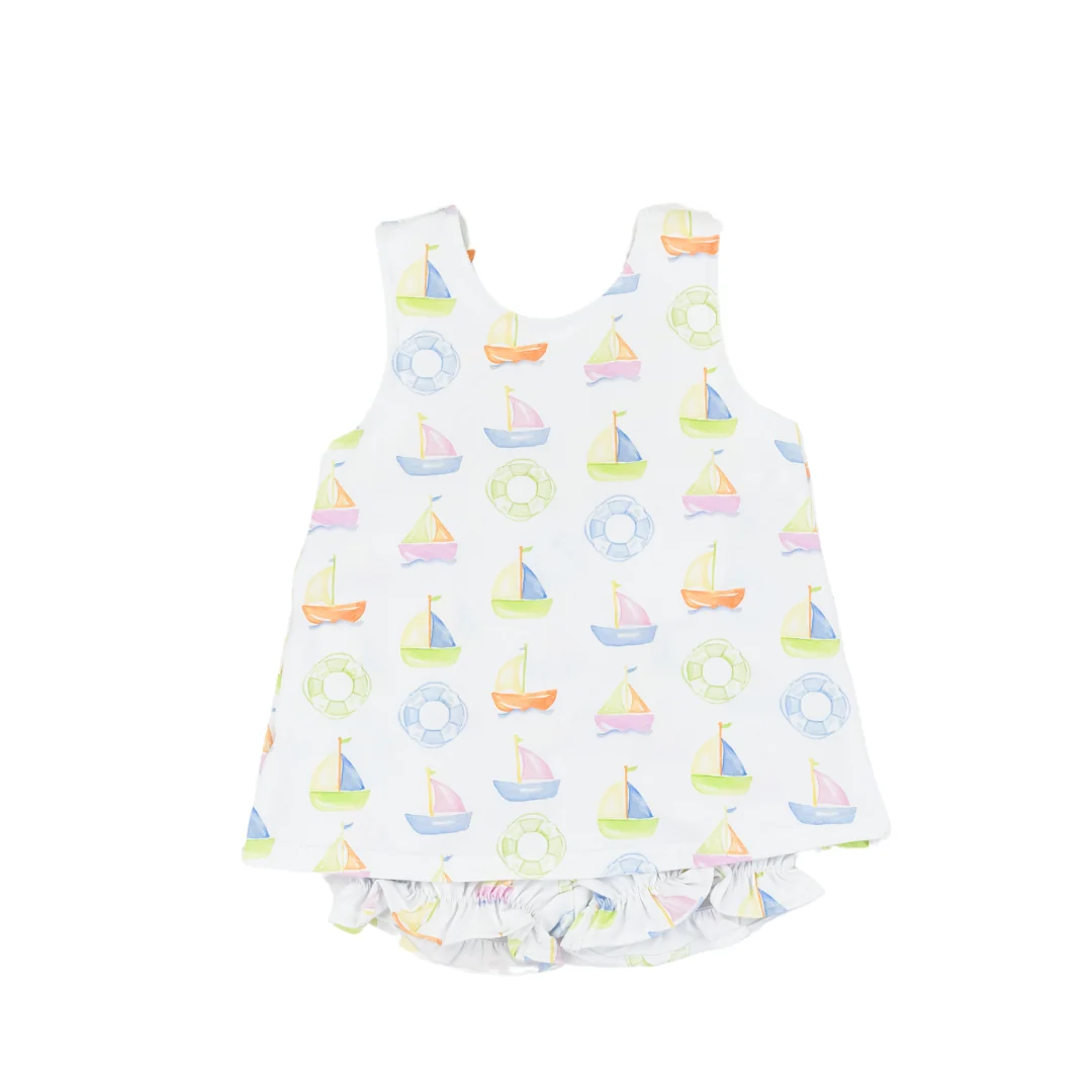 Cypress Row - Sweet Sails Girls Swing Back Set