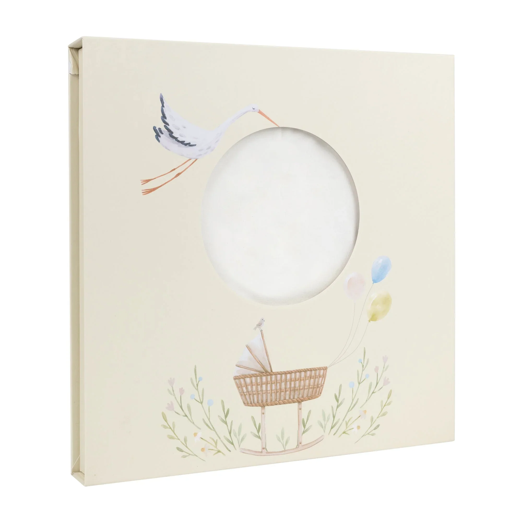 Ely's & Co - Ivory Modal Swaddle & Beanie Set in Gift Box - Image 2