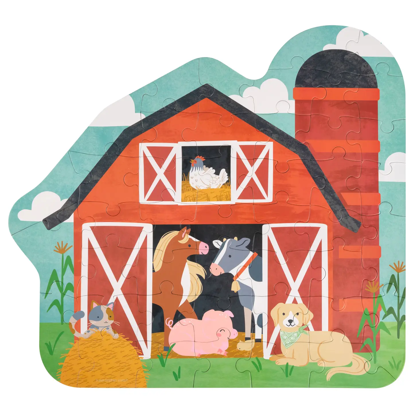 Farm Shaped Jigsaw Puzzle - Image 2