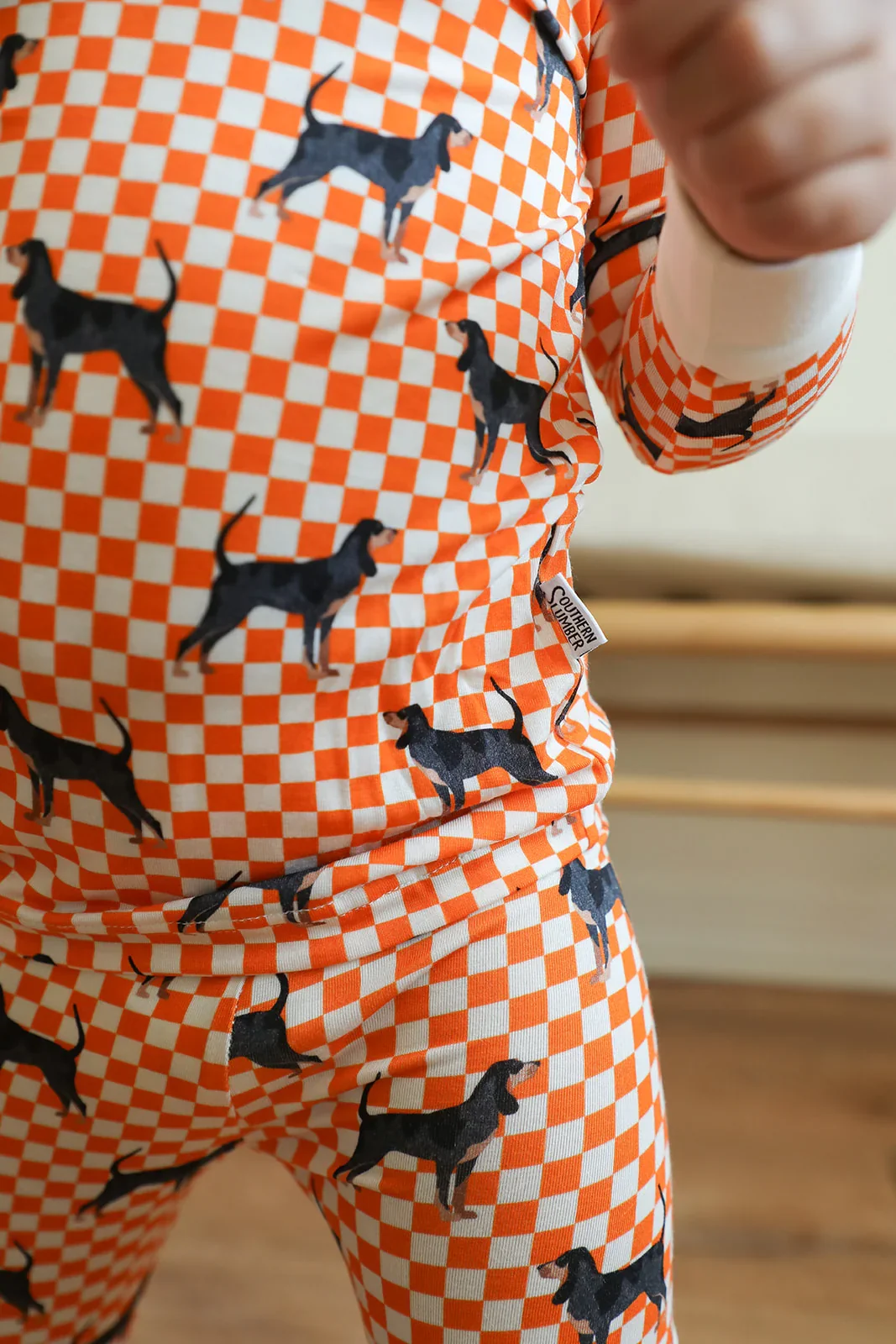 Game Day - Coonhound 2 Piece Bamboo Pajama Set - Image 3