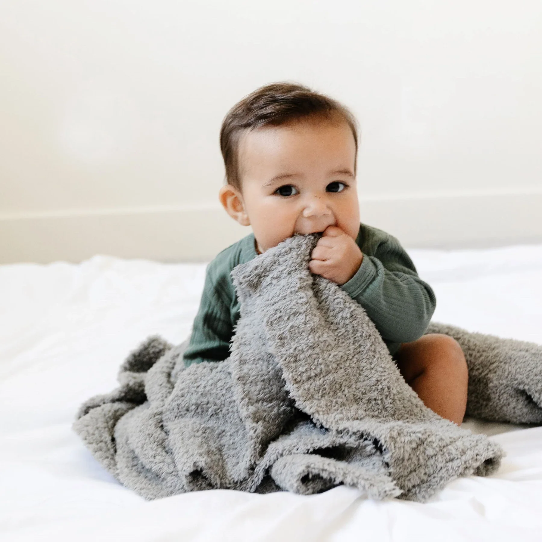 Gray Bamboni® Mini Blankets