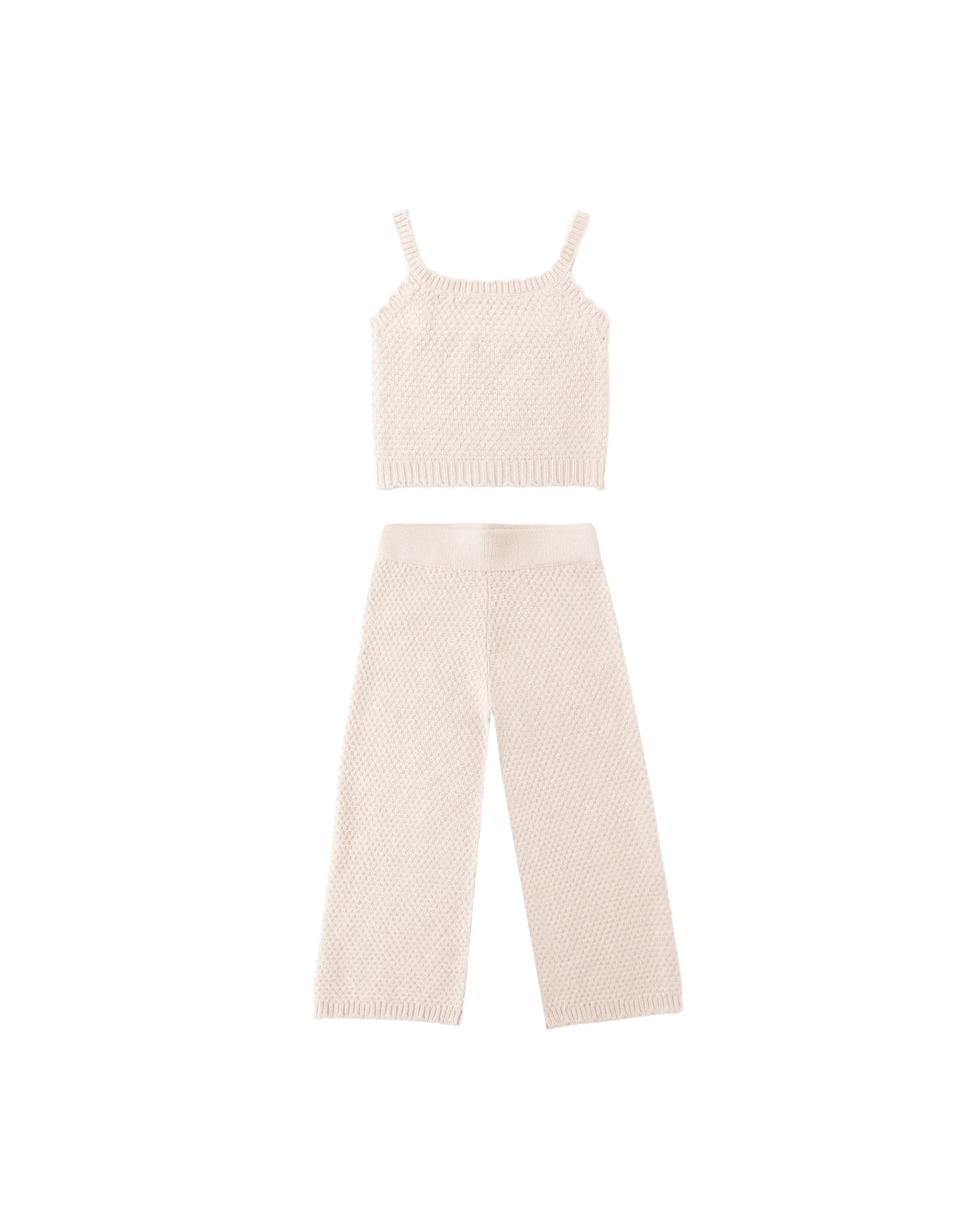 Heathered Petal Knit Lounge Set