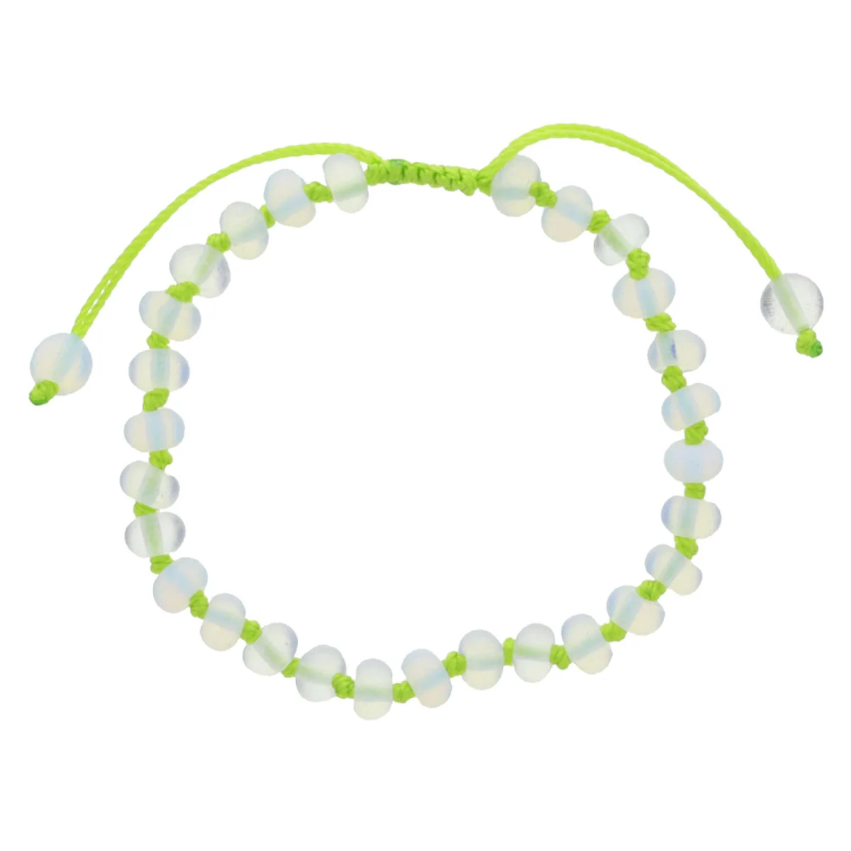 Summer of Fun Knotted Thread & Opalite Beaded Bracelet (multiple colors) - Image 11