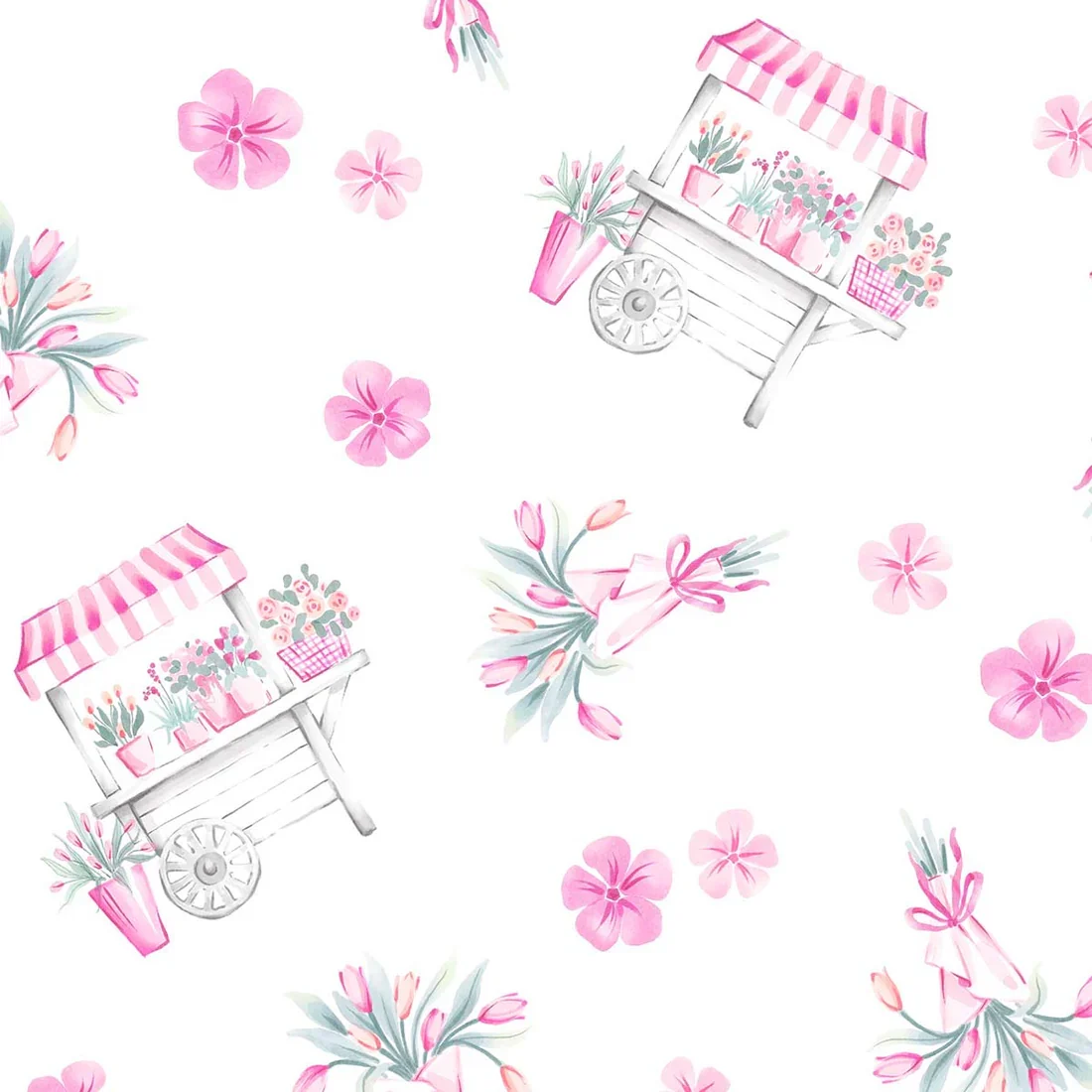 Lavender Bow - Flower Cart RUFFLE Footie - Image 4