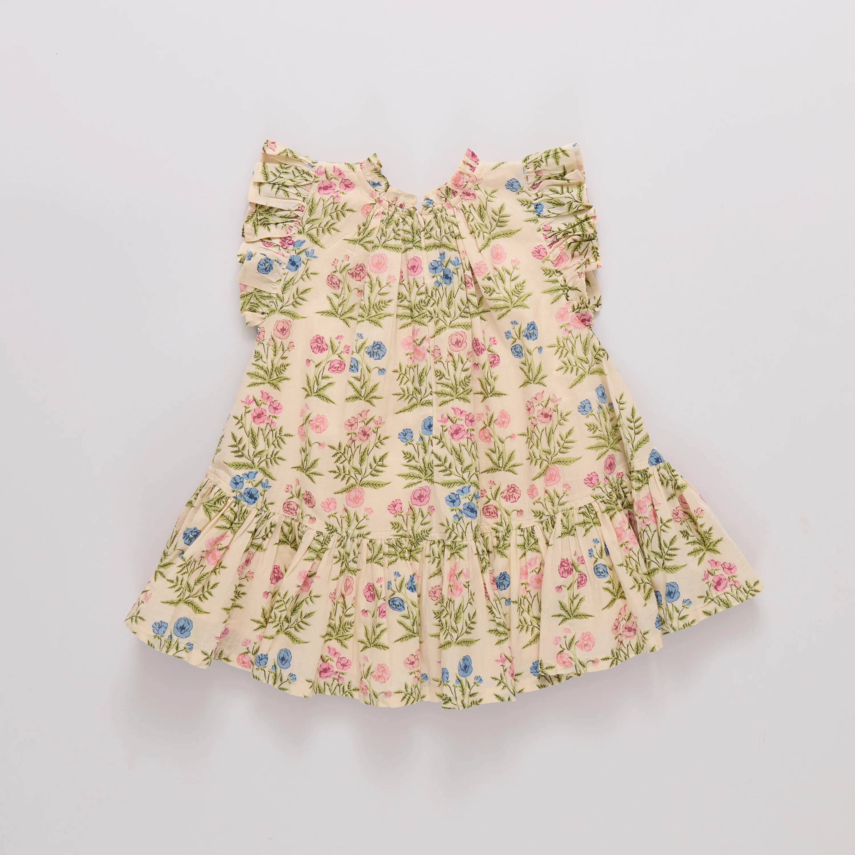 Leafy Floral Girls Harper Dress - Image 2