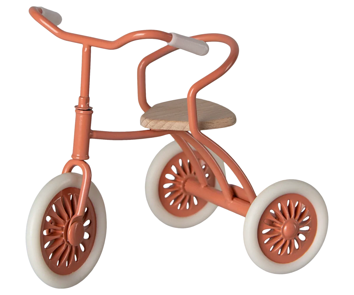 Maileg - Coral Abri à tricycle Mouse
