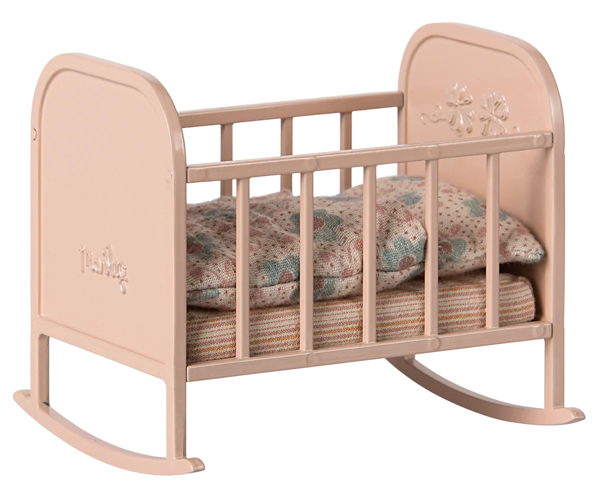 Maileg - Cradle My, - Light Rose