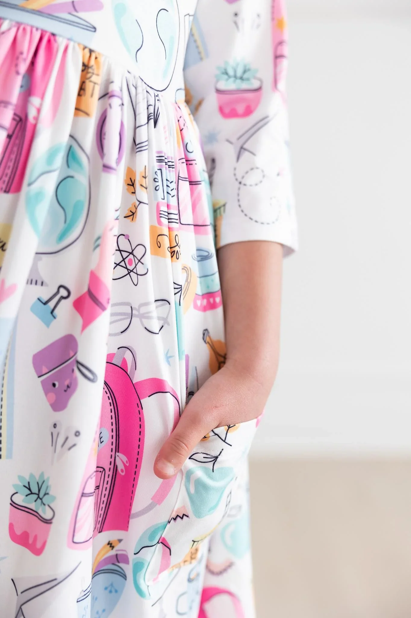 Mila & Rose - School is Cool Pocket Twirl Dress - Image 2