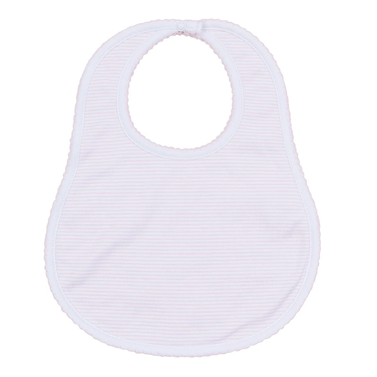 Mini Stripes Pink Bib