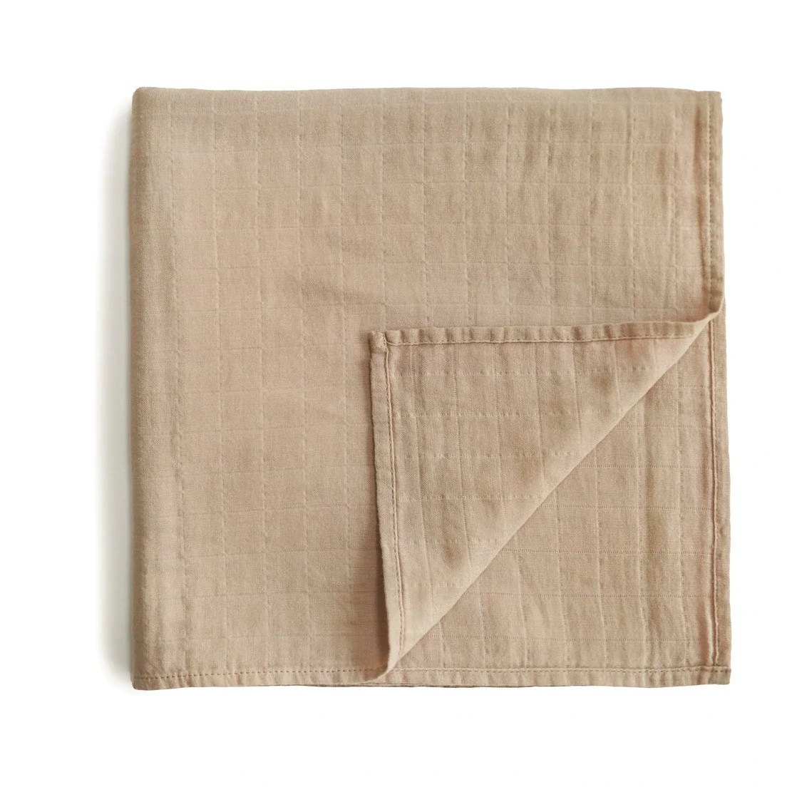 mushie - Organic Cotton Muslin Swaddle Blanket - Image 3