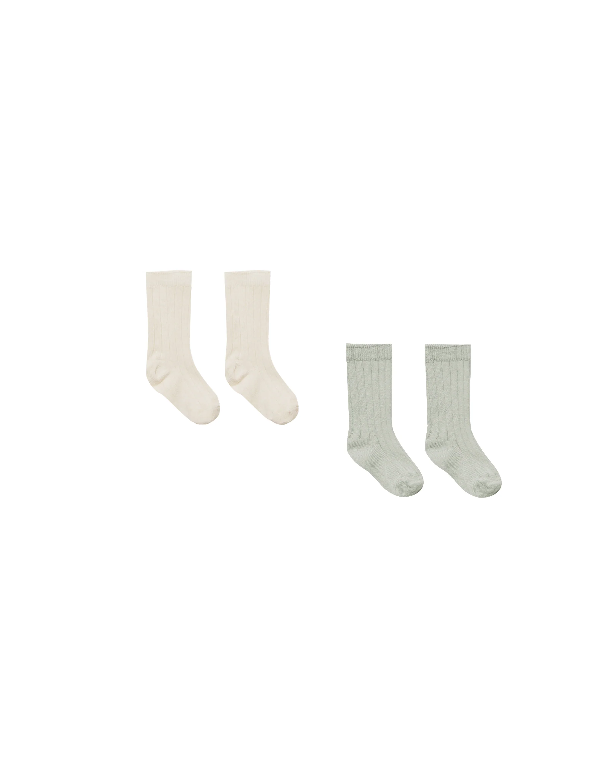 Natural & Sage Sock Set