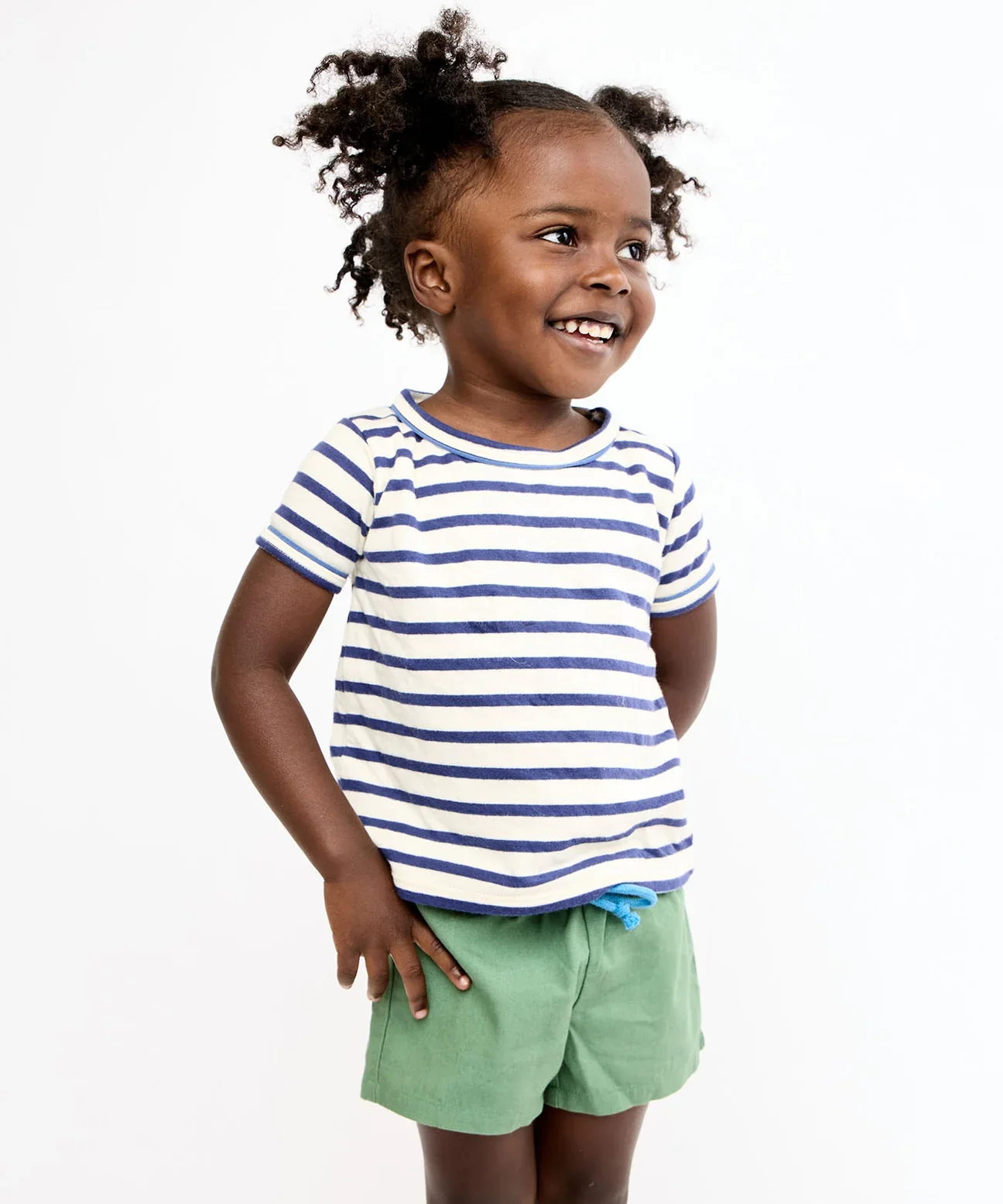Navy Stripe Willie T-Shirt - Image 2