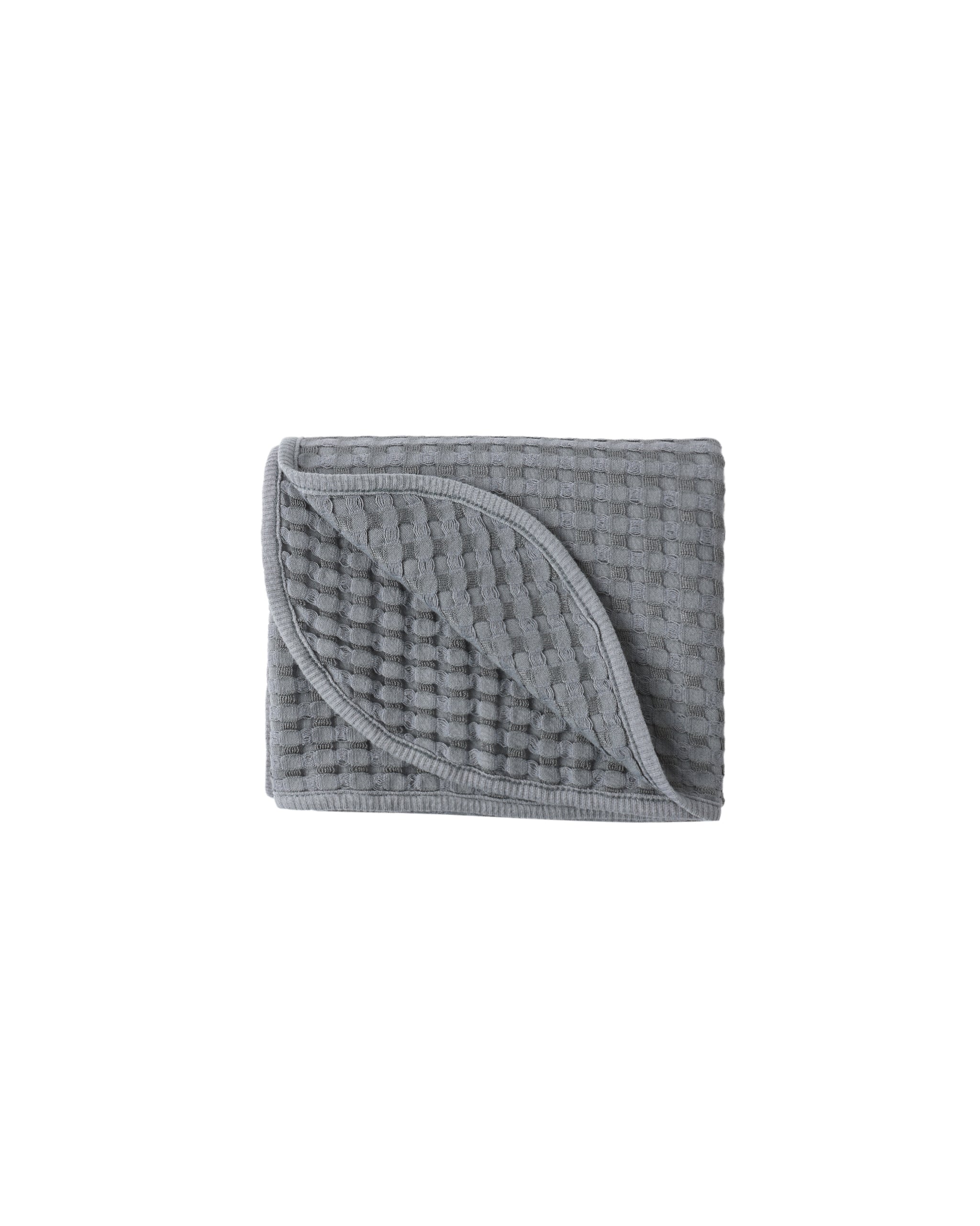 Ocean Waffle Baby Blanket