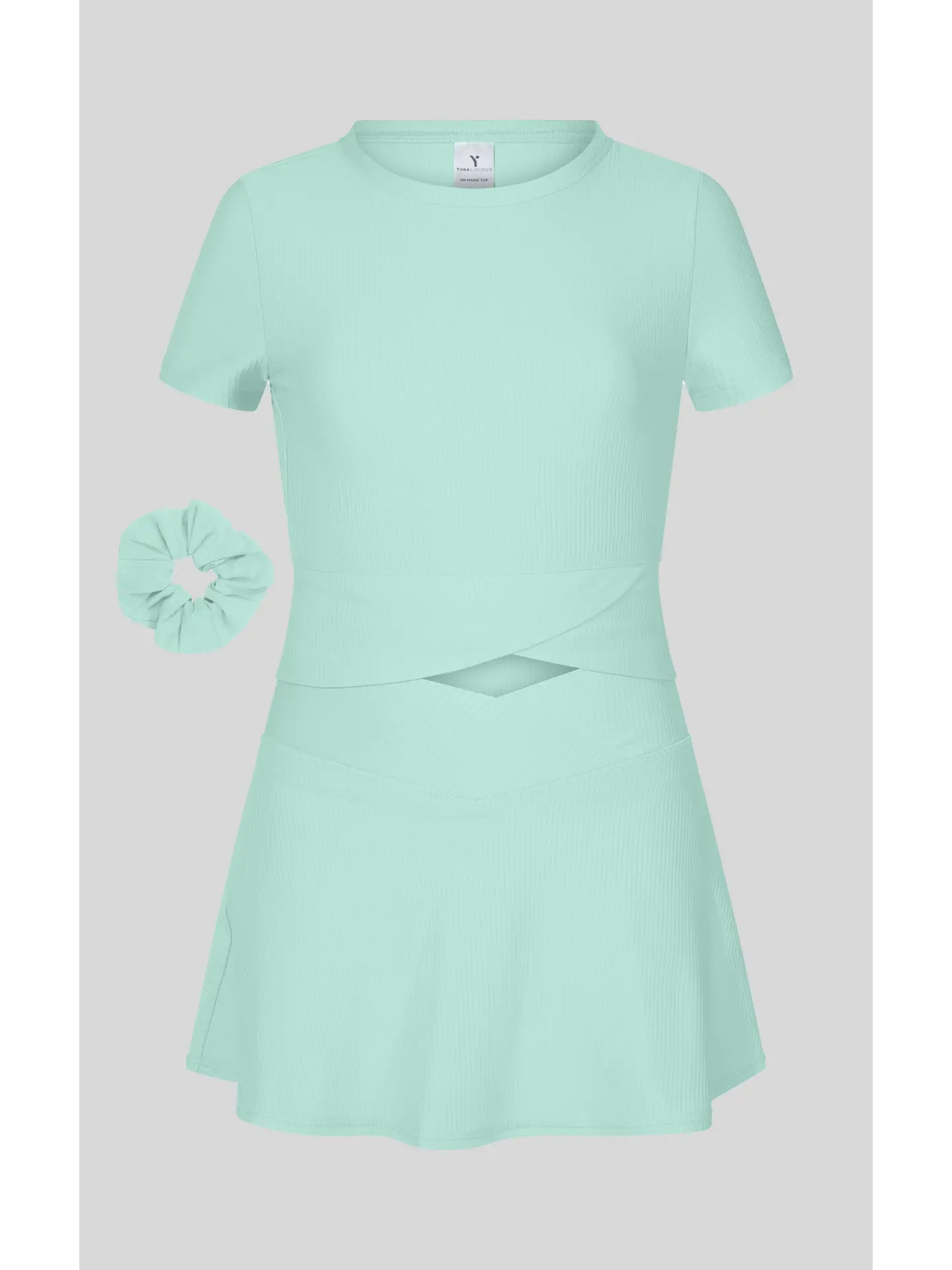 Oceantide Rib Marie Crossover Top and Skort Set