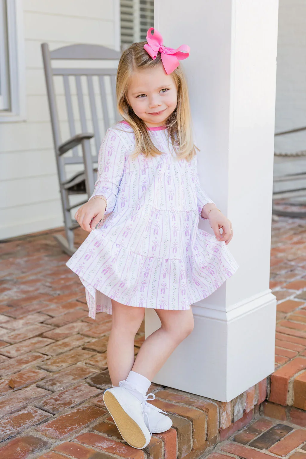 On Pointe Knit Tally Twirl Dress