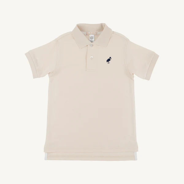 Osprey Oatmeal with Nantucket Navy Stork Prim & Proper Polo