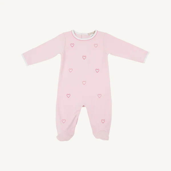 Palm Beach Pink with Hearts Rock Me Romper