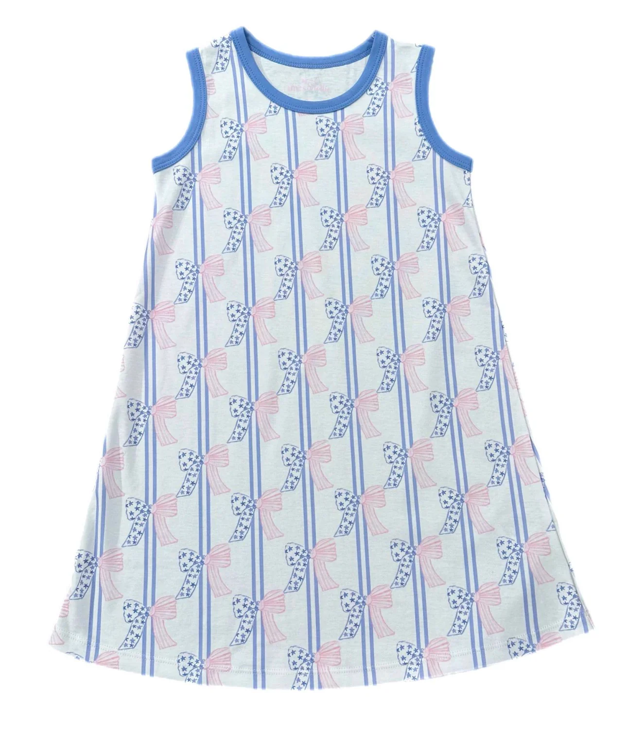 Patriotic Bow Knit Madison Sleeveless Play Dress