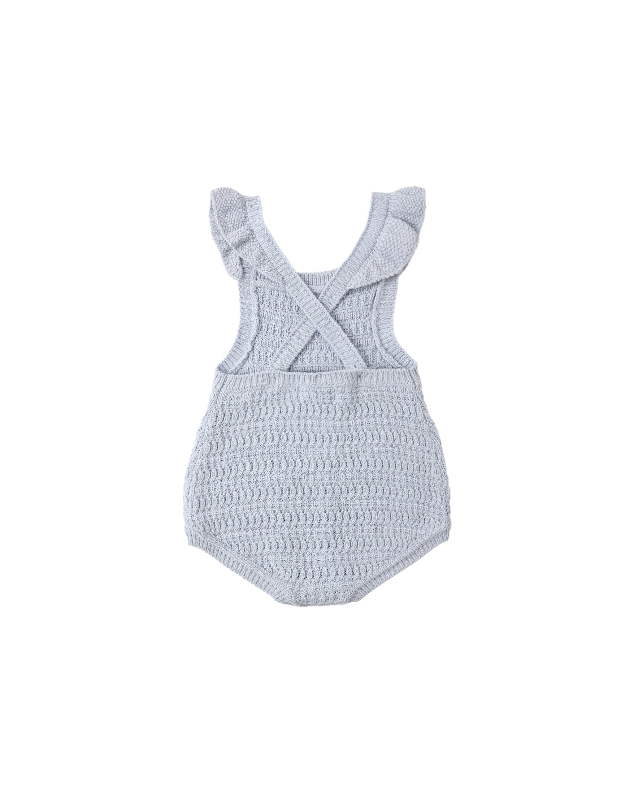 Periwinkle Crochet Romper - Image 2