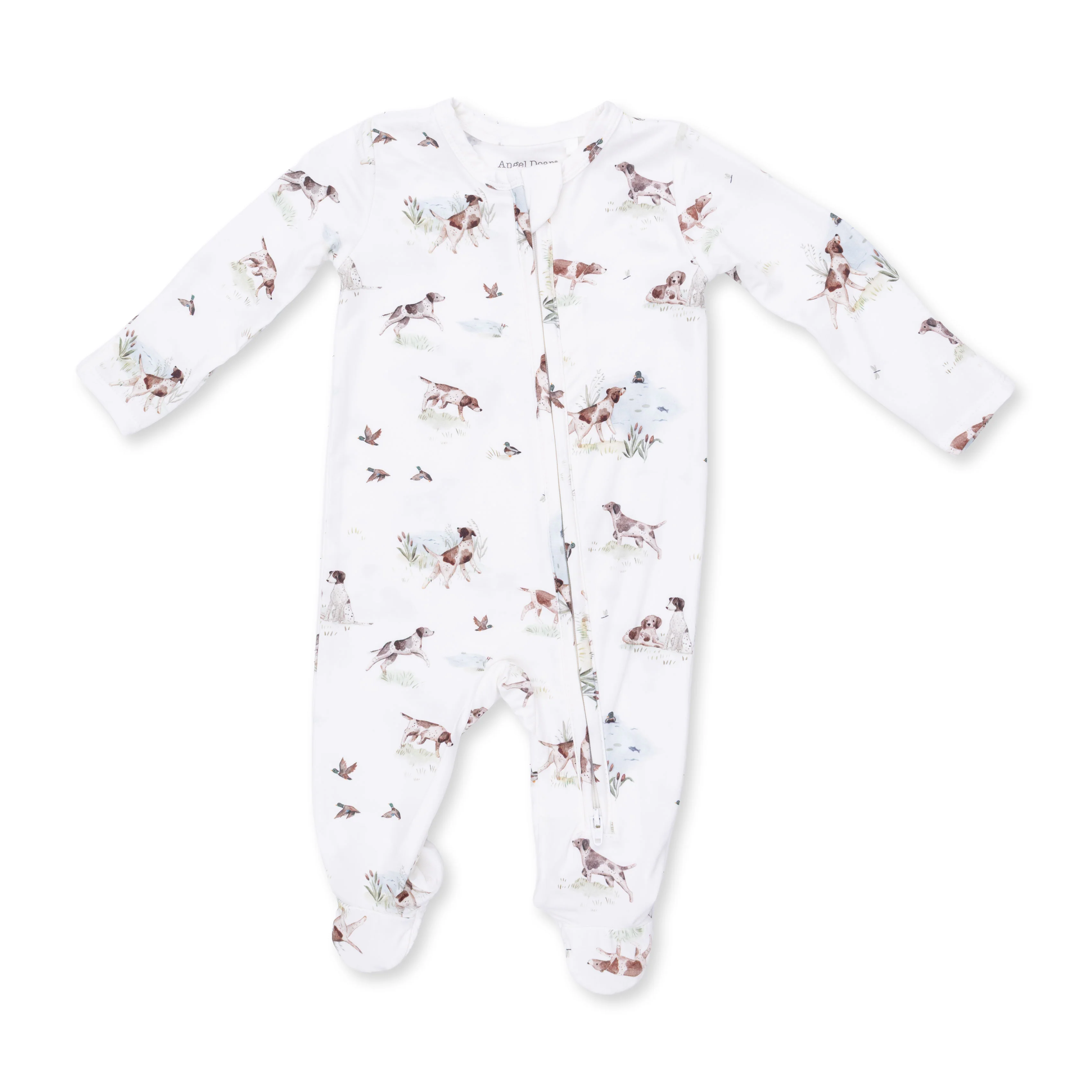 Pointer Pups & Duck Buddies 2 Way Zip Footie