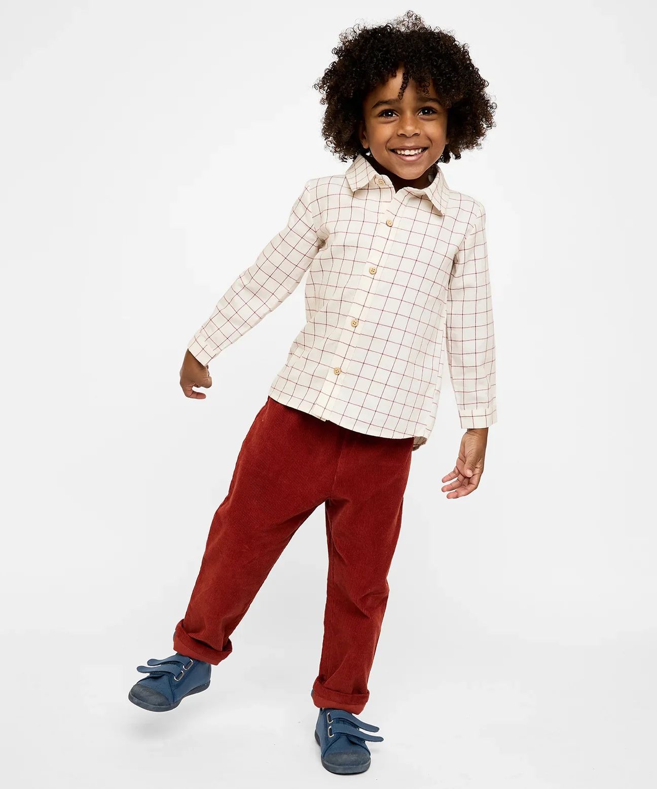 Pomegranate Plaid Jeffie Shirt - Image 2