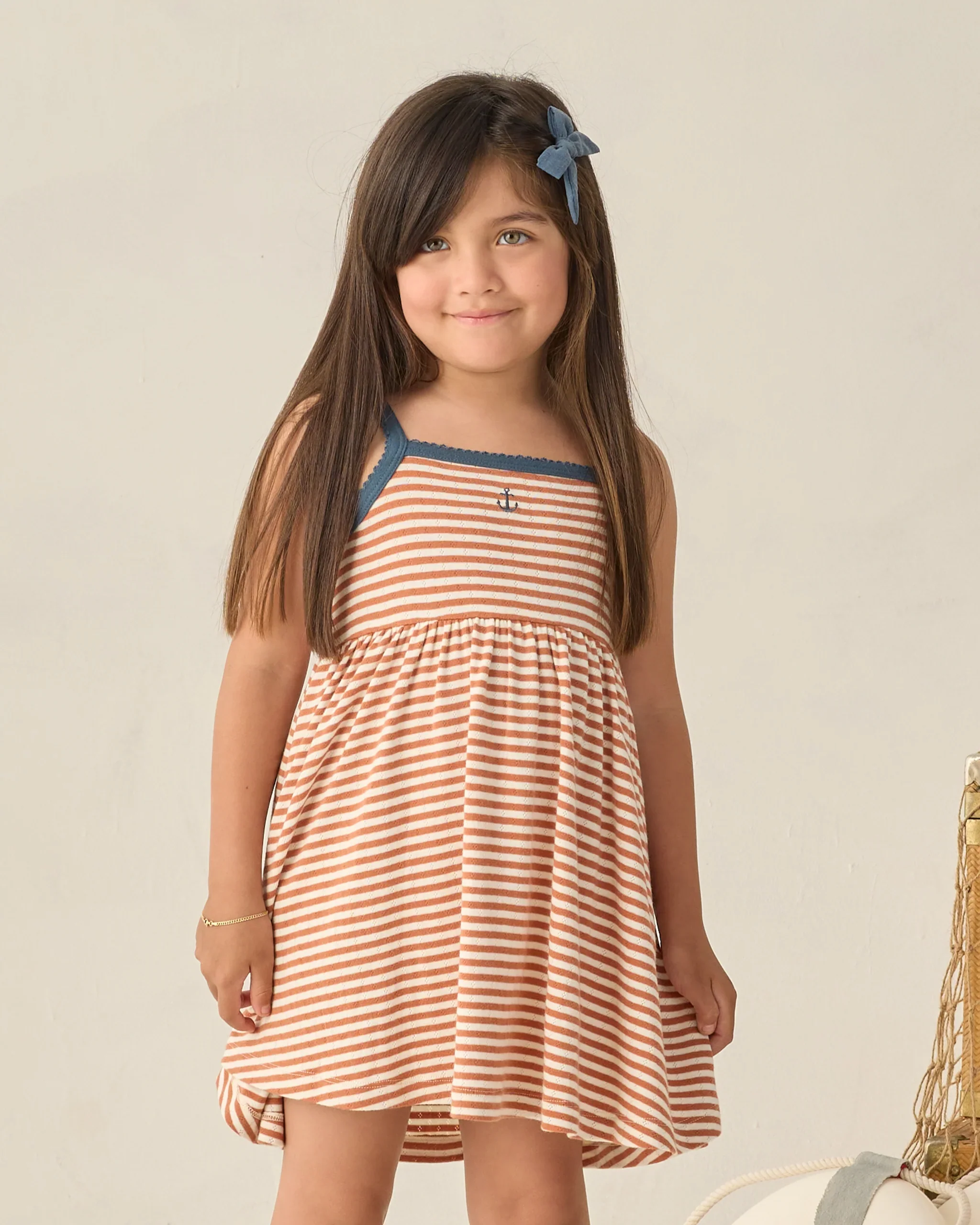 Poppy Stripe Lea Dress - Image 2