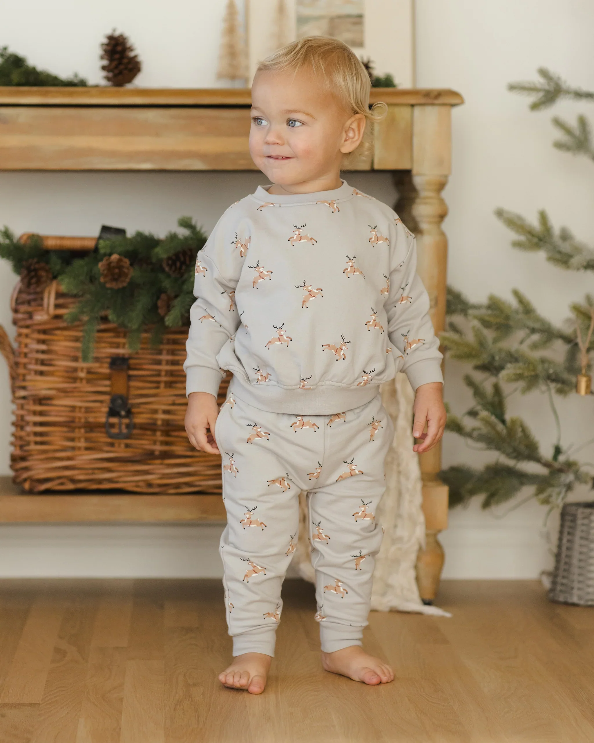 Reindeer Relaxed Fleece Sweatpant - Image 2