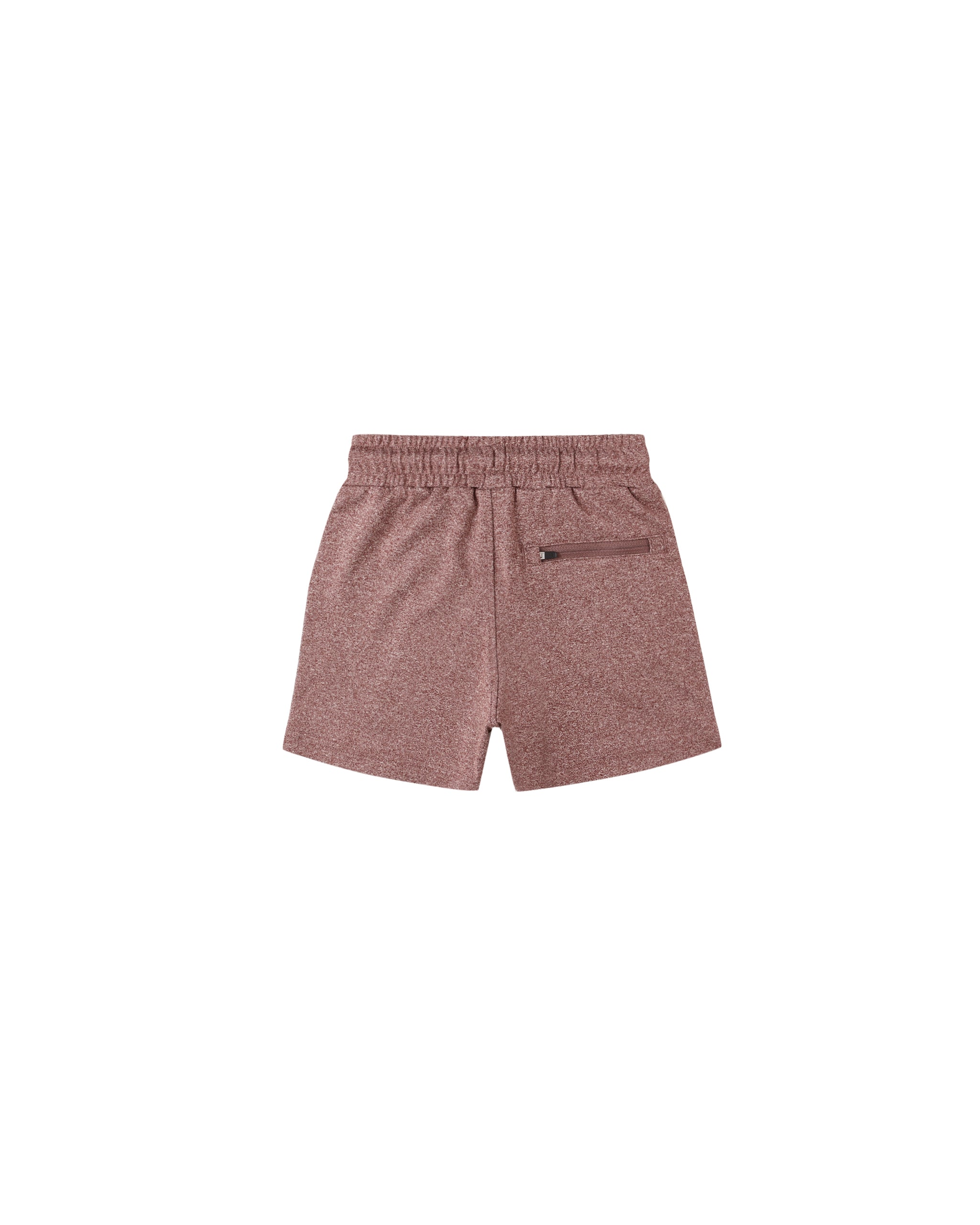 Rylee & Cru - Heathered Burgundy Oceanside Tech Short - Image 2