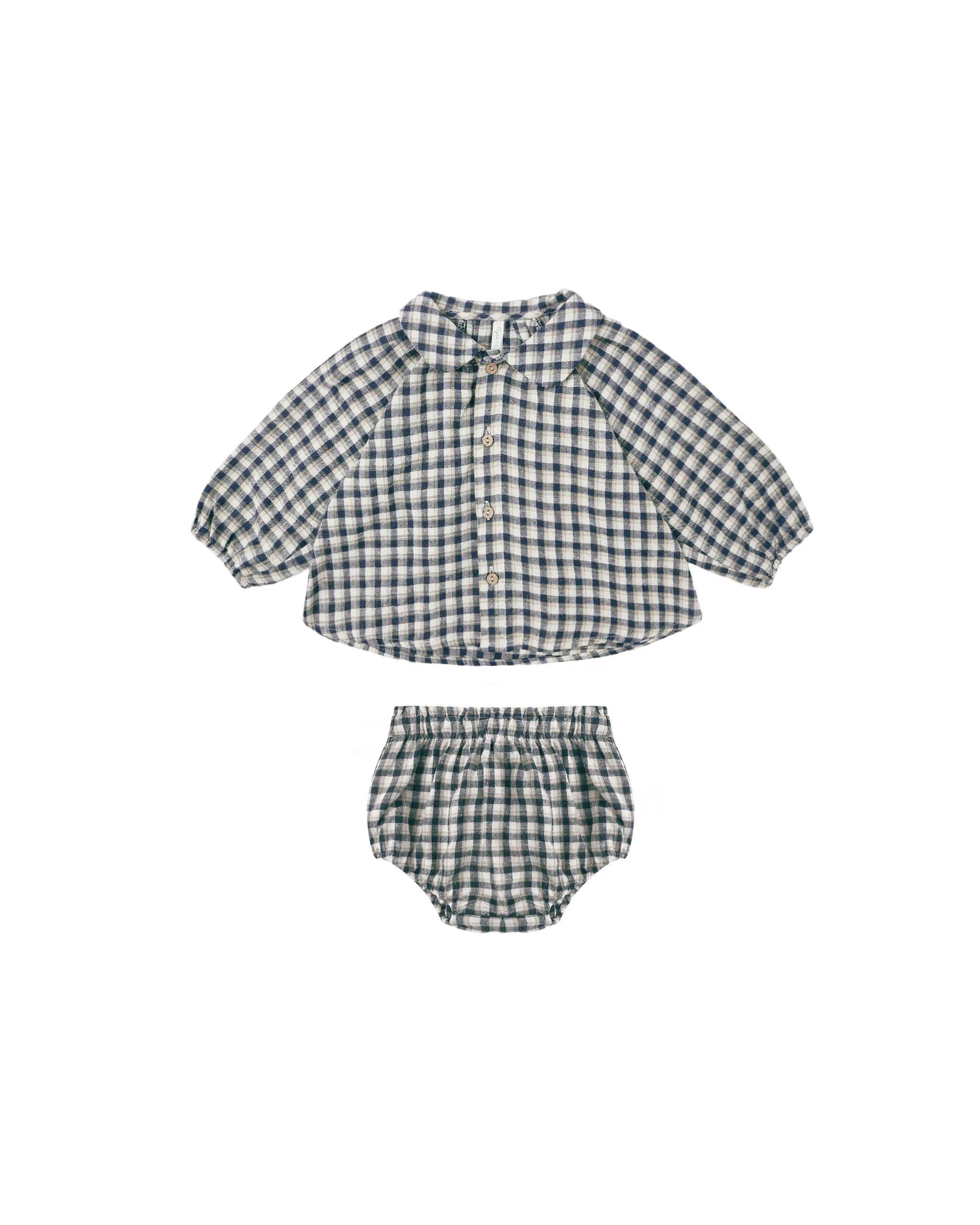 Rylee & Cru - Navy Check Nellie Set