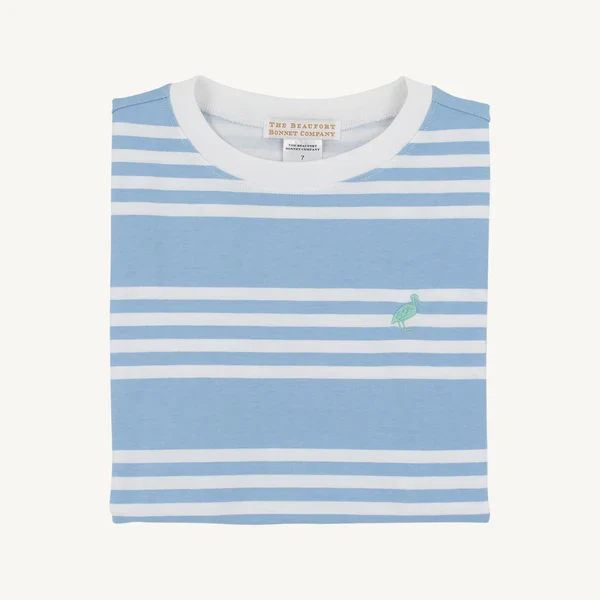 Saddle Ridge Stripe Carter Crewneck