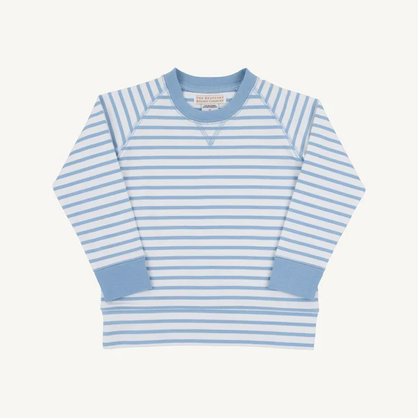 Sarasota Sky Stripe/Sarasota Sky Cassidy Comfy Crewneck