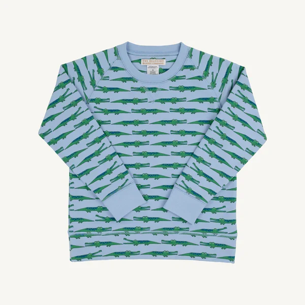 See Ya Later Alligator with Beale Street Blue Cassidy Comfy Crewneck