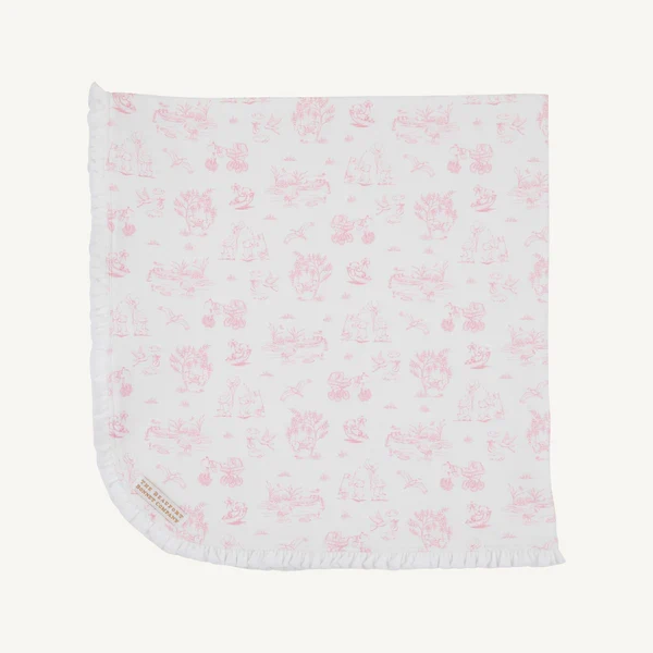 Hamptons Hot Pink Sir Propers Sweet Arrival Buggy Blanket