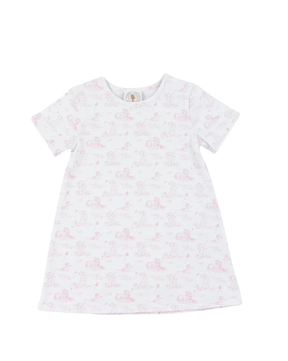 Snips and Snails Pink Susie Swing Dress