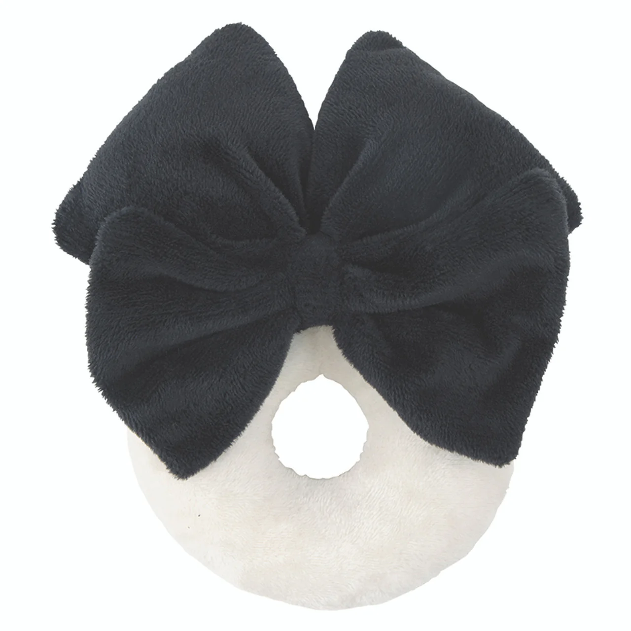 Stephan Baby - Swaddle with Plush Rattle - Bows - Image 3