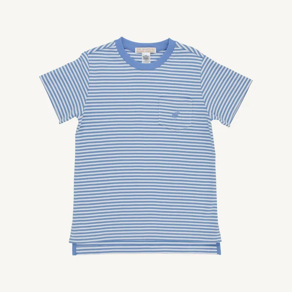 Sunrise Blvd Blue Stripe Carter Crewneck