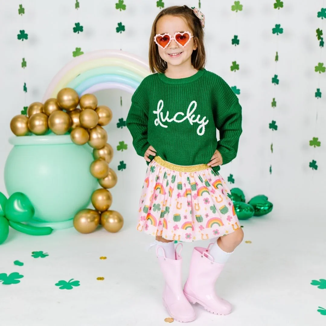 Sweet Wink - Lucky St. Patrick's Day Knit Sweater - Image 2