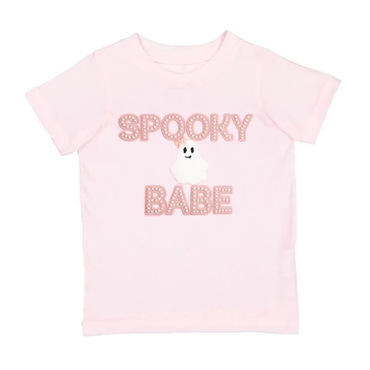 Sweet Wink - Spooky Babe Patch Halloween Short Sleeve T-Shirt - Ballet