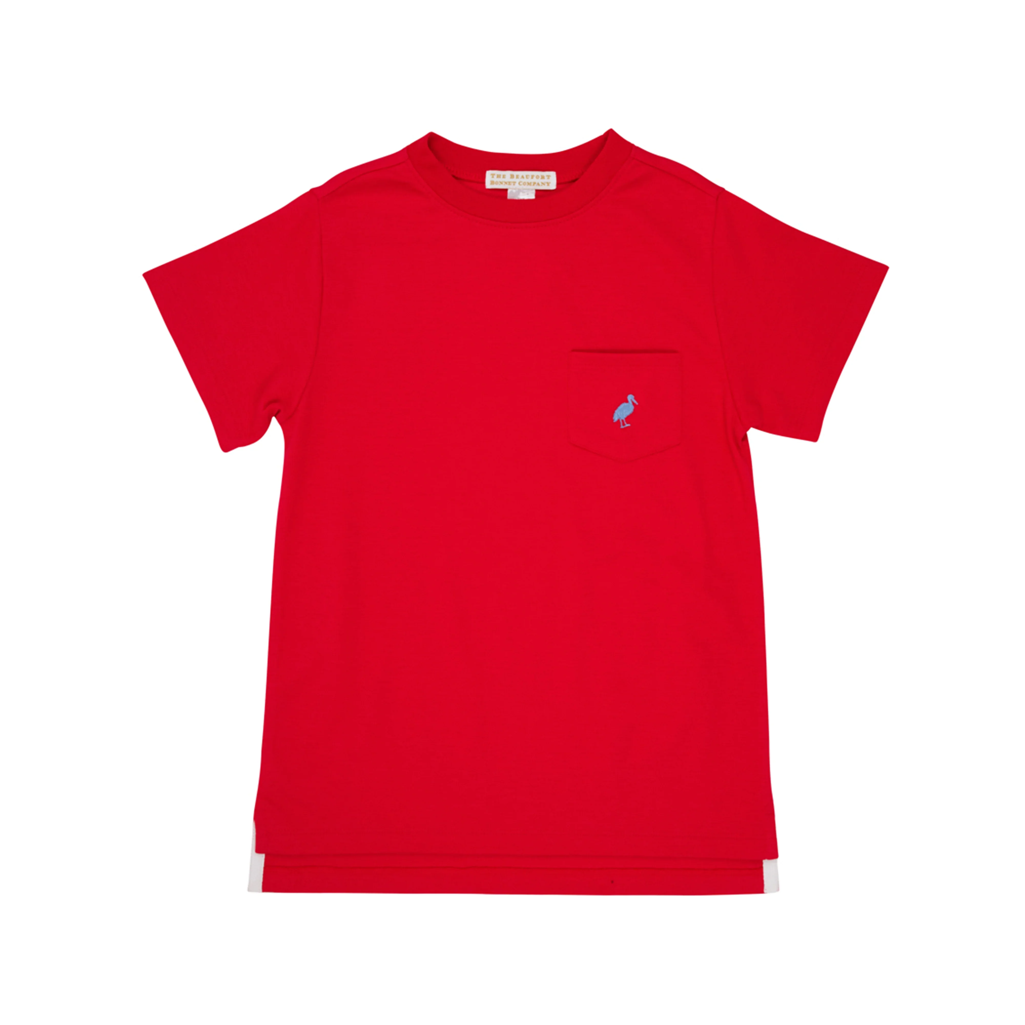 The Beaufort Bonnet Company - Carter Crewneck - Richmond Red with Park City Periwinkle